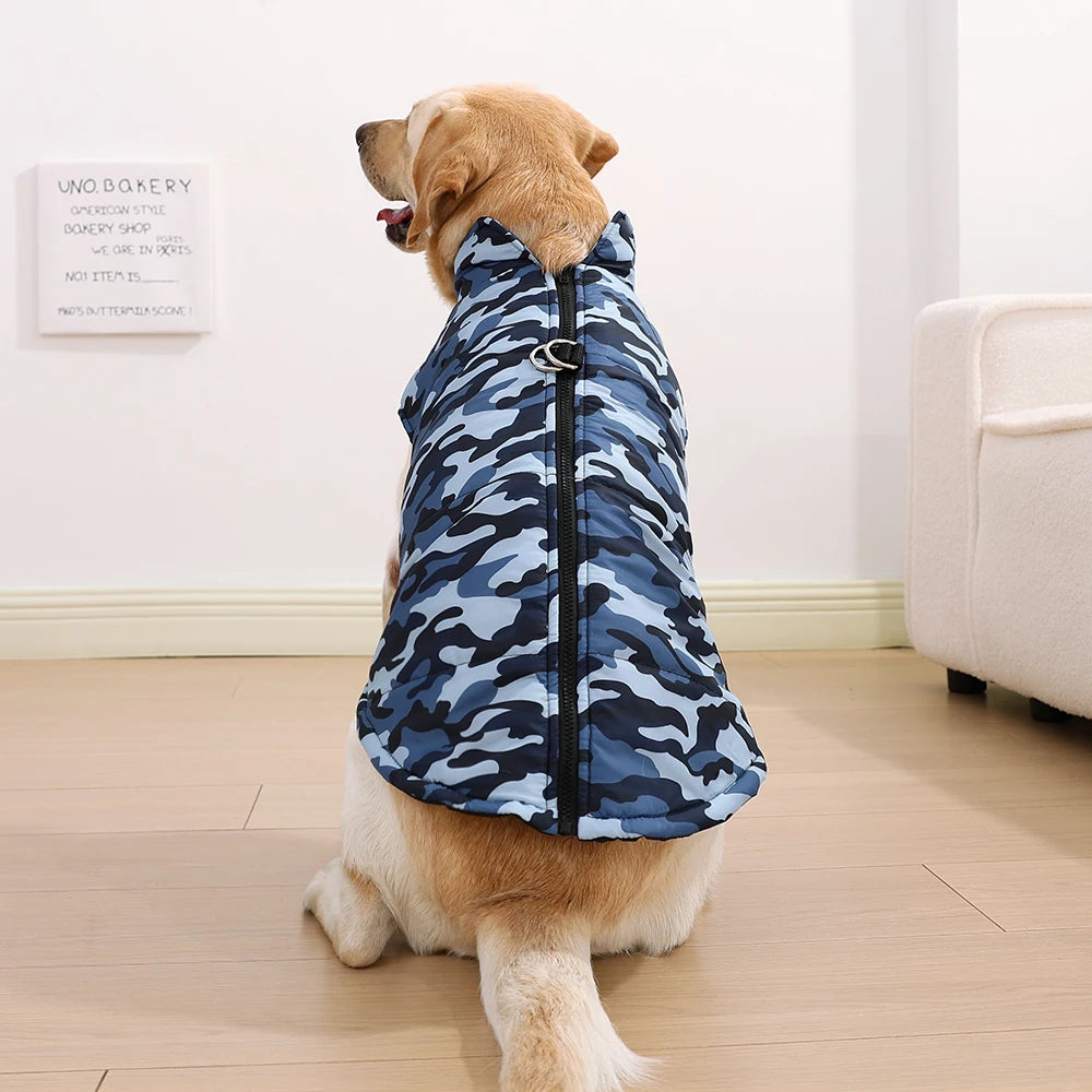 Waterproof Camouflage Coat Large Dogs