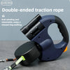 Premium 3M Retractable Double Dog Leash With LED Lights