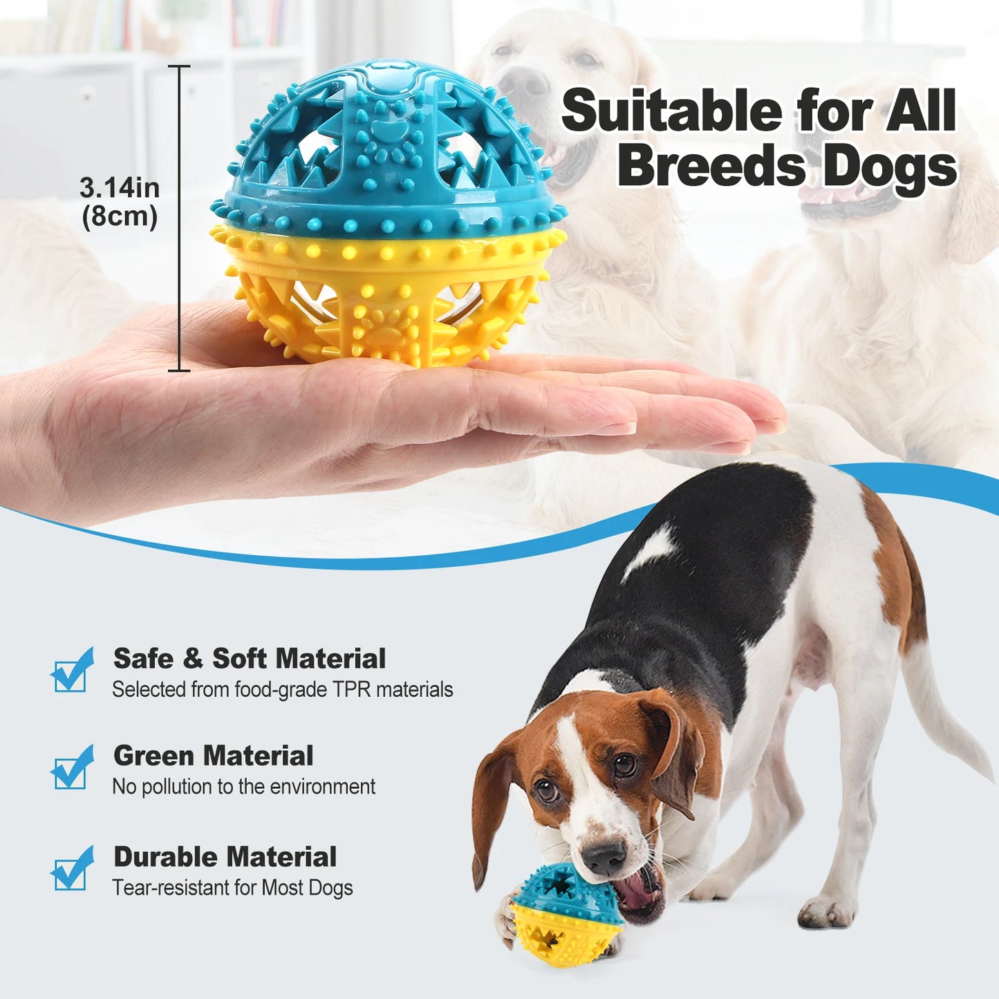 Chew Toys Grinding Teeth Sound Ball