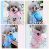 Samoyed dog clothes Winter Blue/Pink Large pajamas