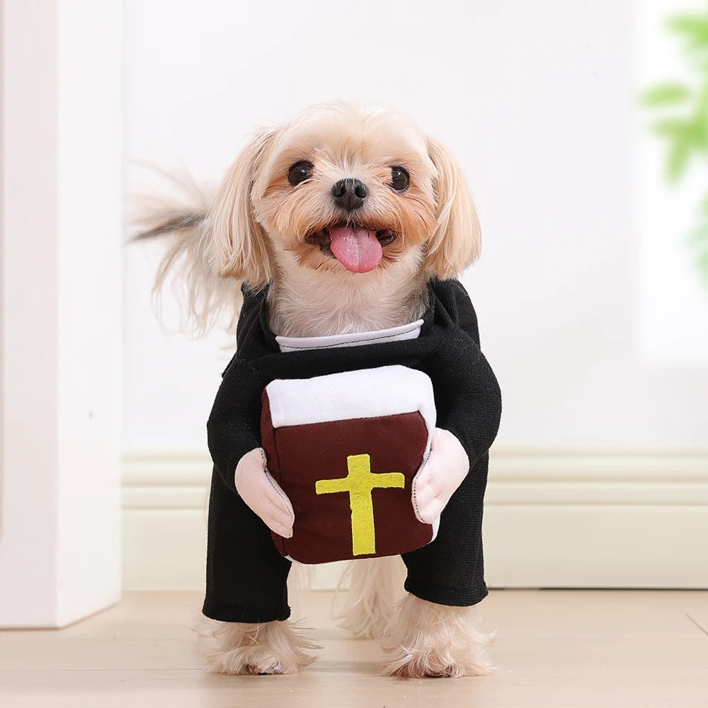 Halloween Pet Priest Costume