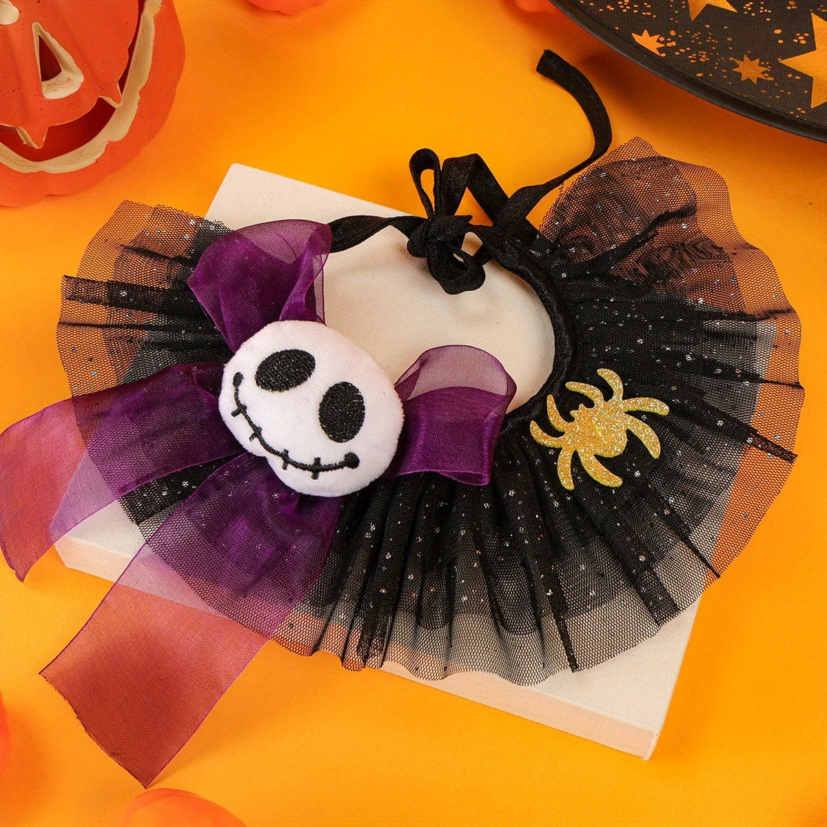 Halloween, Ghost Spider Gauze Scarf