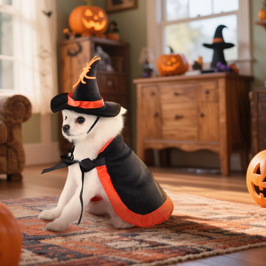 Halloween Costume With Witch Hat