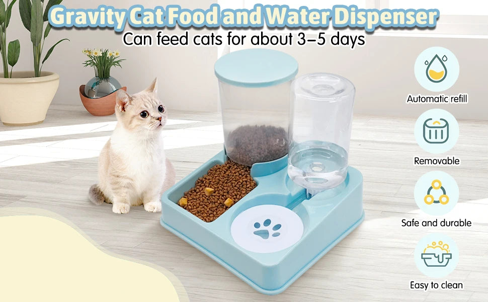 Automatic Feeder & Water Dispenser Set