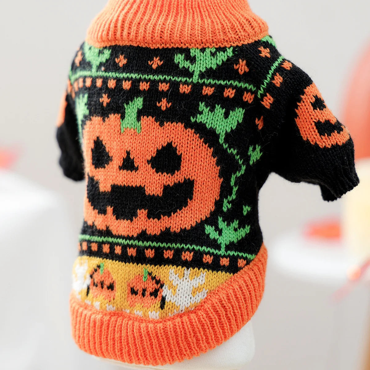 Pumpkin Patterns Cosplay Makeup Party Sweater