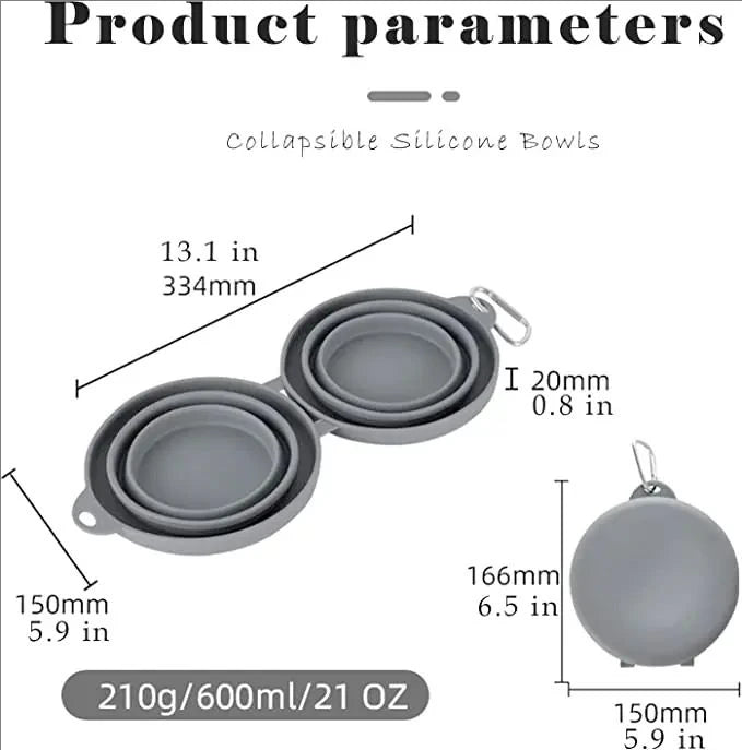 Folding Silicone Pet Bowls