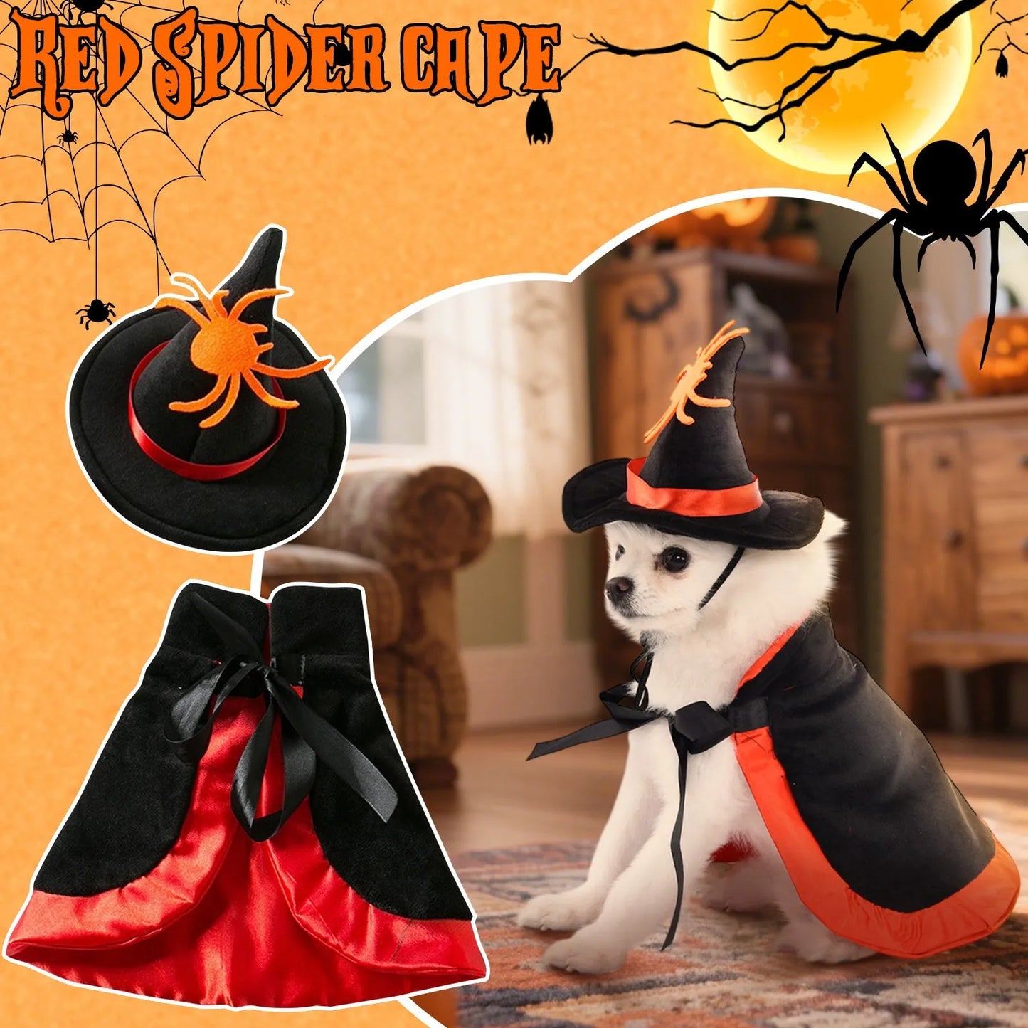 Halloween Costume With Witch Hat