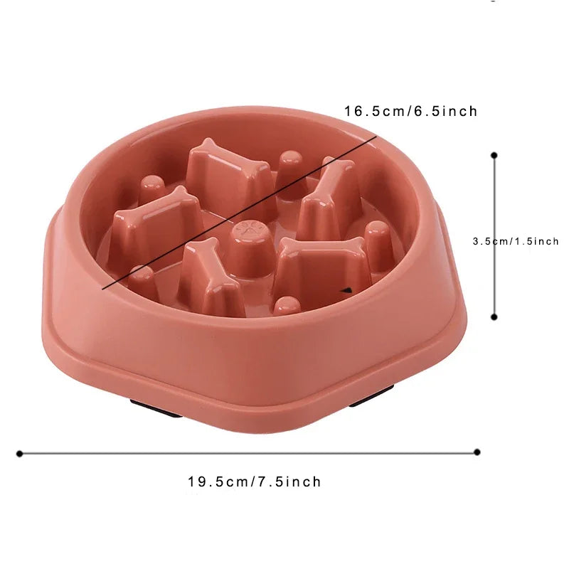 Anti-choking Slow Feeding Bowls