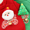 Pet Autumn/Winter Christmas Hoodie Spring/Autumn Edition Dog Festival Bell Festive Clothing Santa Claus Cat Outing Clothes