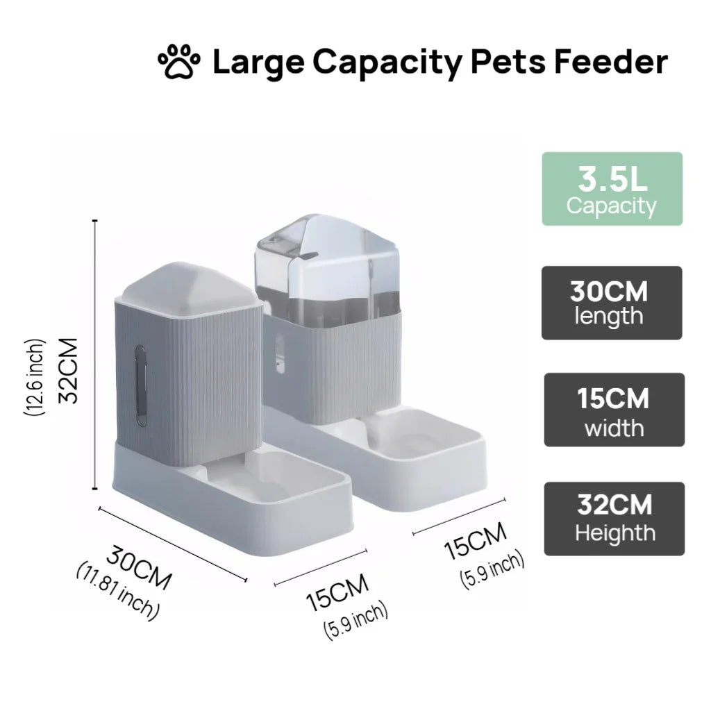 3.5L  Automatic Feeder And Water Dispenser