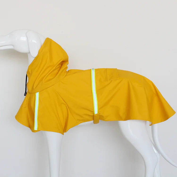 Large Dog Raincoat Corgi Cloak Style
