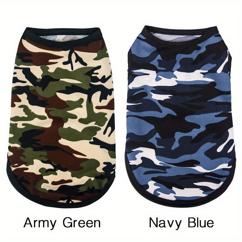 Camouflage Print Dog Vest